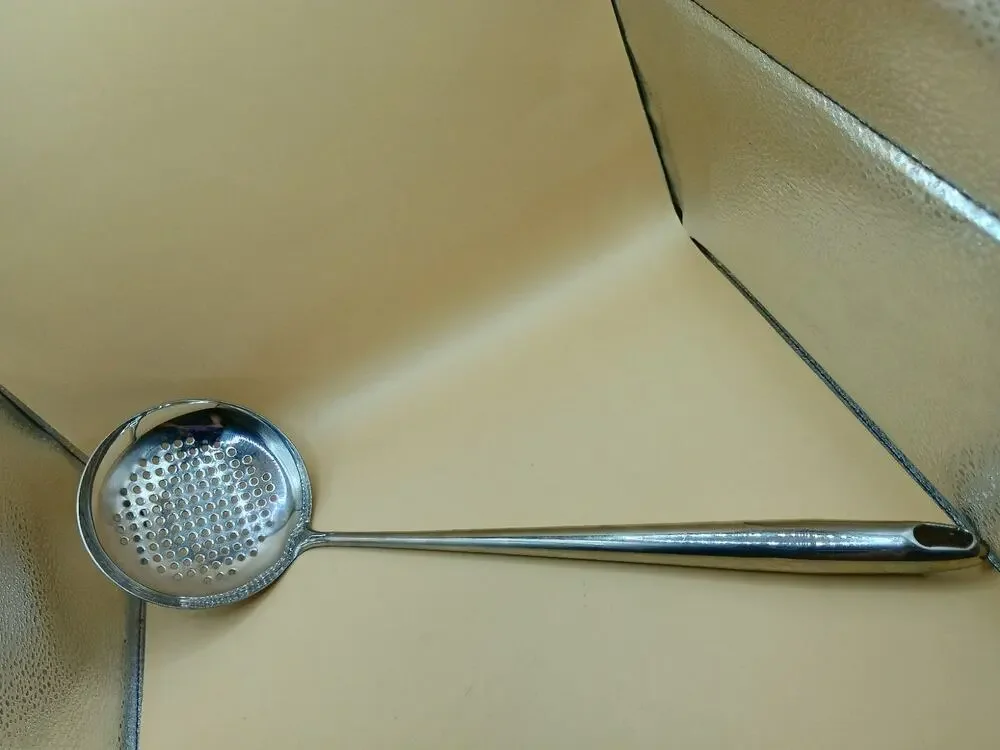 Stainless Steel SUS 304 16 Inch Serving Skimmer Spoon